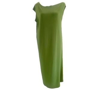Norma Kamali Drop Shoulder Straight Cocktail Dress